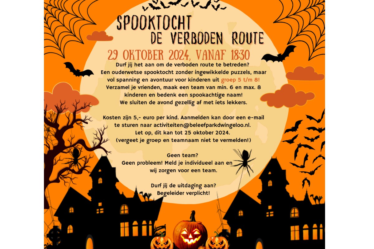 Spooktocht 'De Verboden Route'