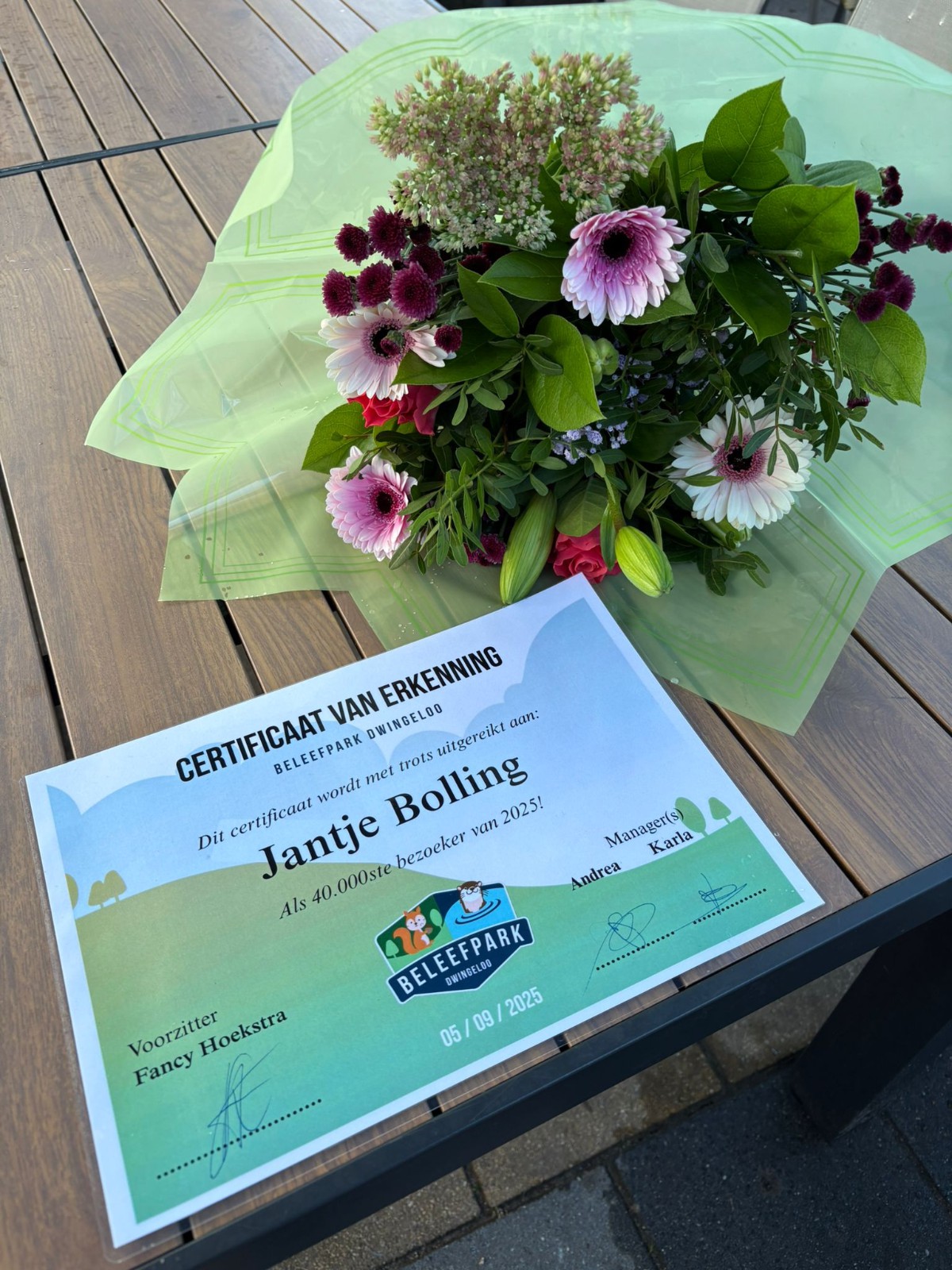 Certificaat van Erkenning 3
